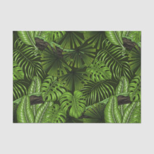 Jungle leaves tissue paper