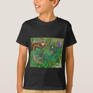 Jungle Leopard Kids Dark T-Shirt