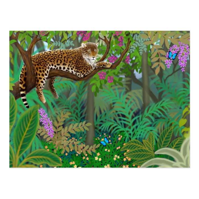 Jungle Leopard Postcard