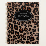 JUNGLE LEOPARD PRINT Customizable 12 Month Planner<br><div class="desc">This sassy leopard print 12 month planner is perfect for all of your day-to-day planning and organization needs. You can use it as your second brain, track your habits, make resolutions or simply get motivated to achieve one carefully planned day at a time. The monthly overview and weekly planning pages...</div>