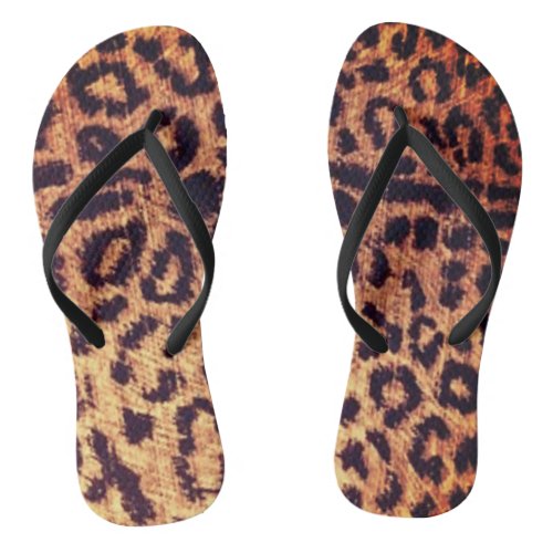 Jungle Leopard Print Summer Sandal Flip Flops 