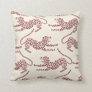 Jungle Leopard Throw Pillow