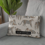 Jungle Leopard Wild Animal Pattern   Accent Pillow<br><div class="desc">Jungle Leopard Wild Animal Pattern</div>