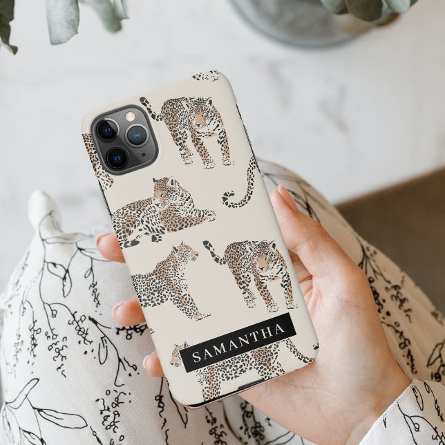 Jungle Leopard Wild Animal Pattern   iPhone Case (Creator Uploaded)