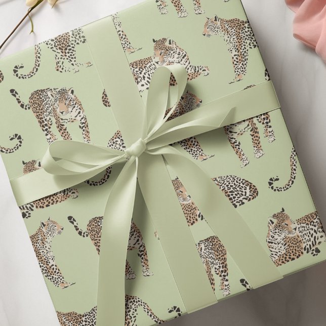 "Jungle Leopard Wrapping Paper | Wild Animal Print (Creator Uploaded)