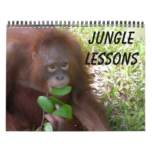 Jungle Lessons Calendar