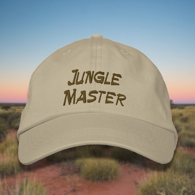 Jungle Master Embroidered Baseball Cap (Creator Uploaded)