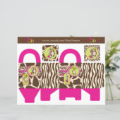 Jungle Monkey Favor Box 1 (Standing Front)