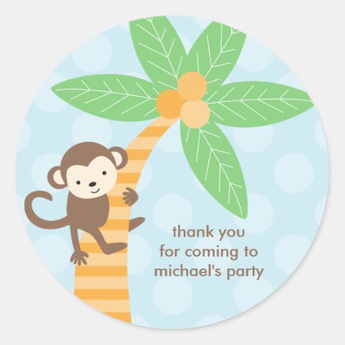 Jungle Monkey Stickers