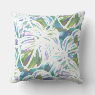 Jungle Moonlight Throw Pillow