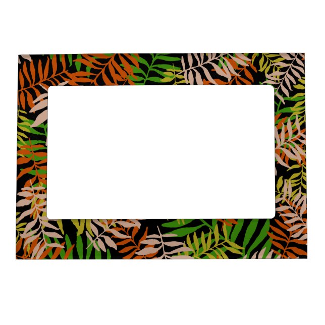 JUNGLE NATURE LEAVES  MAGNETIC FRAME (Front)