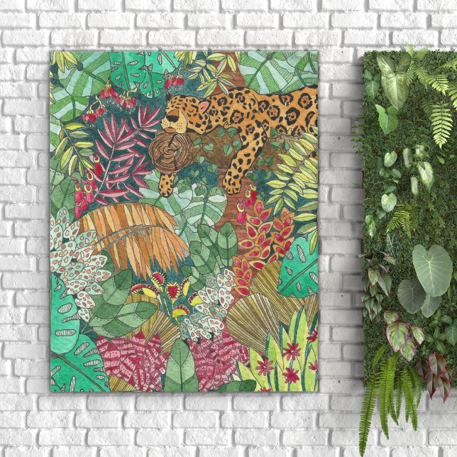 Jungle Nursery Decor Faux Canvas Print (Creator Uploaded)