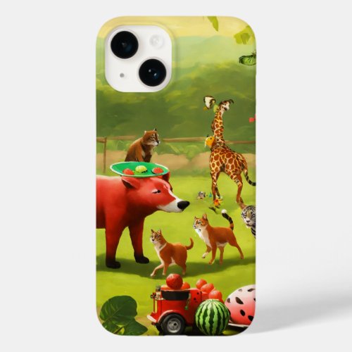 Jungle Olympics The Great Animal Games Case_Mate iPhone 14 Case