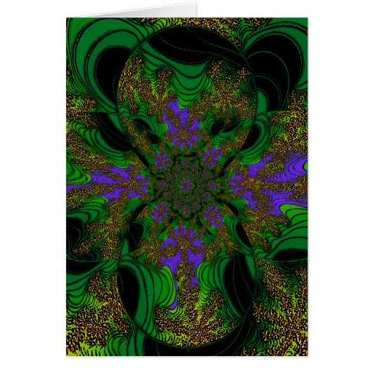 "Jungle Orchids" ~ Abstract Art Print Cards (Front)