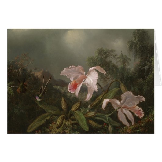 Jungle Orchids and Hummingbirds (Front Horizontal)