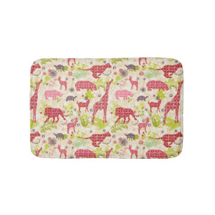 Jungle paradise bathroom mat