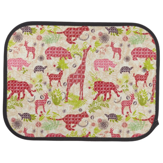 Jungle paradise car floor mat (Rear)