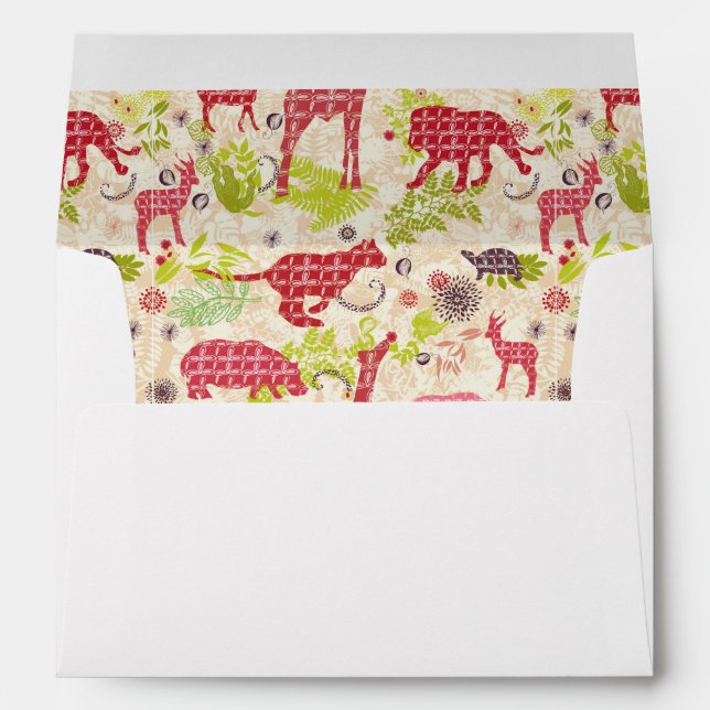 Jungle paradise envelope (Back (Bottom))