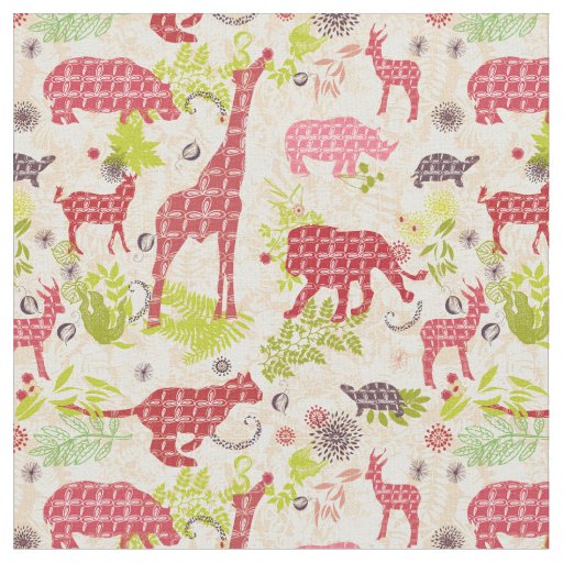 Jungle paradise fabric