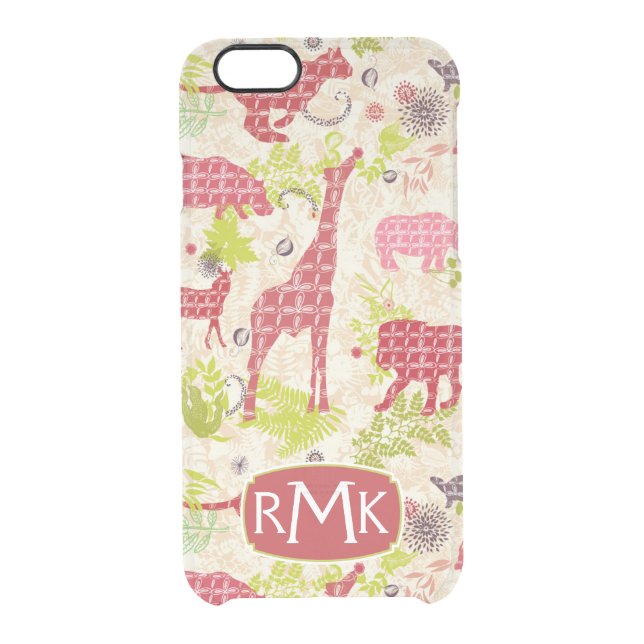 Jungle paradise | Monogram Uncommon iPhone Case (Back)