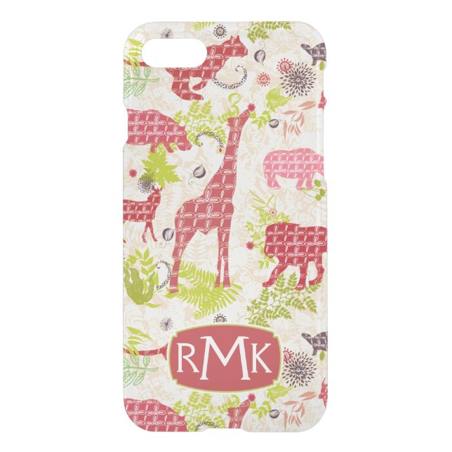 Jungle paradise | Monogram Uncommon iPhone Case (Back)