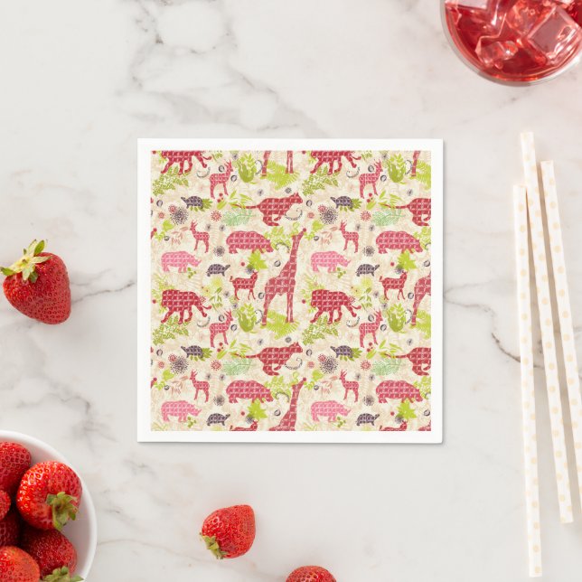 Jungle Paradise Napkins (Insitu)