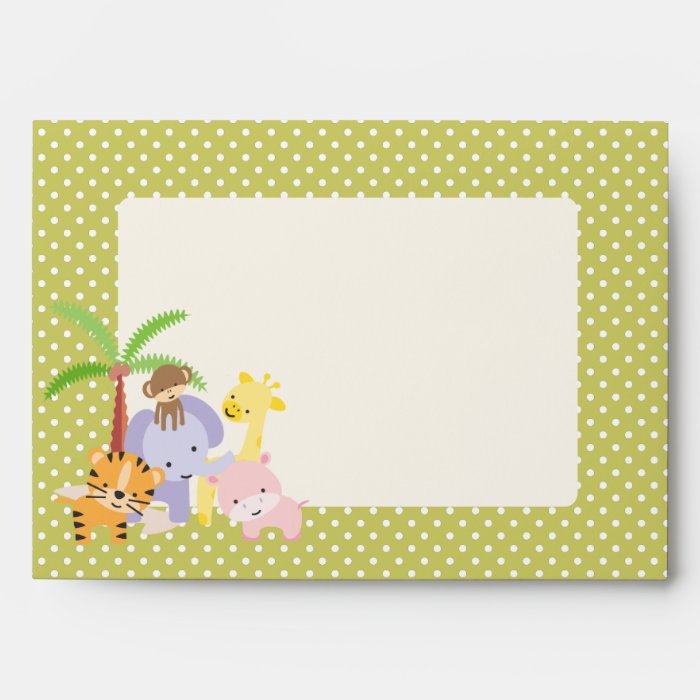 Jungle Party Envelopes