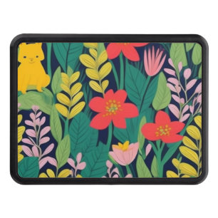 Jungle pattern hitch cover