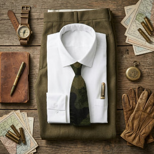 Jungle Phantom Tactical Camouflage Pattern Neck Tie