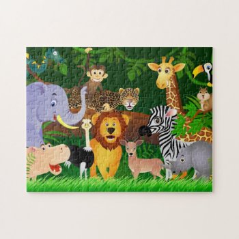 Jungle Puzzle by hunnymarsh at Zazzle
