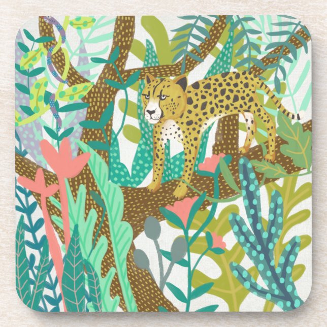 Jungle Roar - Cheetah Beverage Coaster (Front)