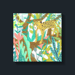 Jungle Roar - Cheetah Canvas Print<br><div class="desc">Jungle Roar I by Chariklia Zarris. Features a relaxed cheetah amongst jungle greenery.| 140723GG</div>
