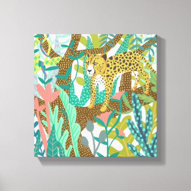 Jungle Roar - Cheetah Canvas Print (Front)