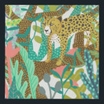 Jungle Roar - Cheetah Faux Canvas Print<br><div class="desc">Jungle Roar I by Chariklia Zarris. Features a relaxed cheetah amongst jungle greenery.| 140723GG</div>