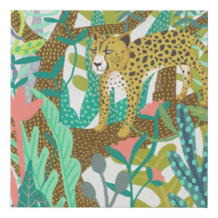 Jungle Roar - Cheetah Faux Canvas Print