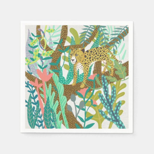 Jungle Roar - Cheetah Napkins (Front)