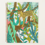 Jungle Roar - Cheetah Planner<br><div class="desc">Jungle Roar I by Chariklia Zarris. Features a relaxed cheetah amongst jungle greenery.| 140723GG</div>