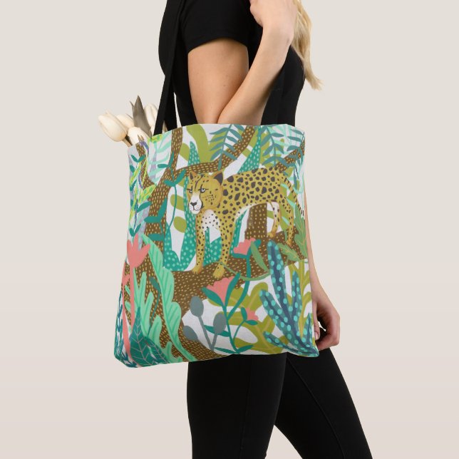 Jungle Roar - Cheetah Tote Bag (Close Up)