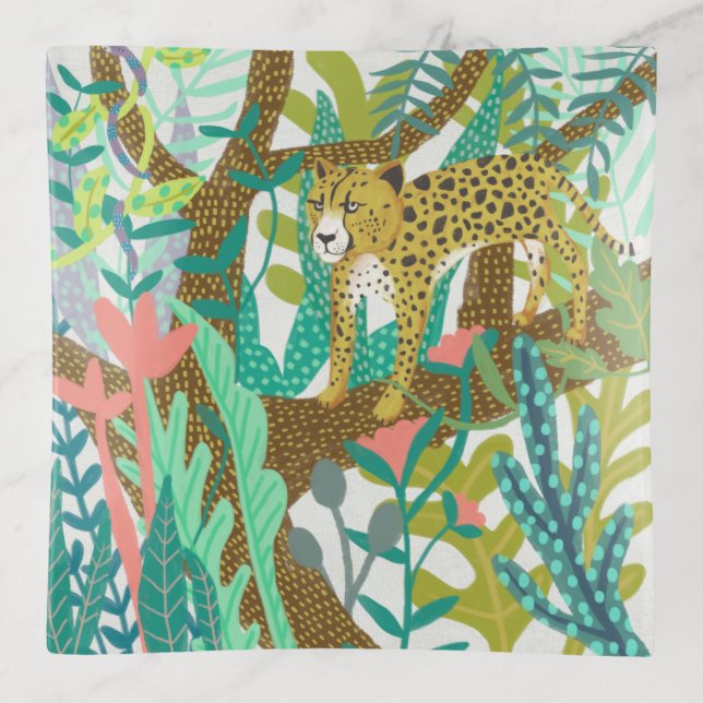 Jungle Roar - Cheetah Trinket Tray (Front)