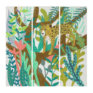 Jungle Roar - Cheetah Triptych