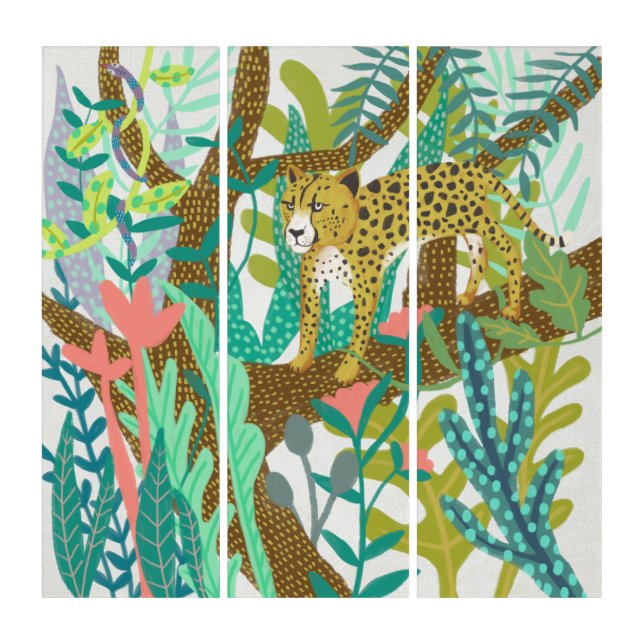 Jungle Roar - Cheetah Triptych (Front)