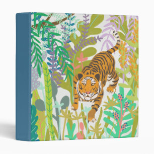 Jungle Roar - Tiger 3 Ring Binder