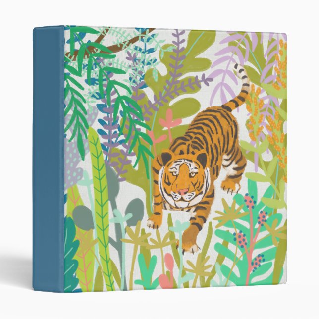 Jungle Roar - Tiger 3 Ring Binder (Front/Spine)