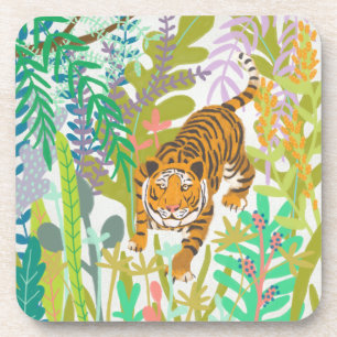 Jungle Roar - Tiger Beverage Coaster