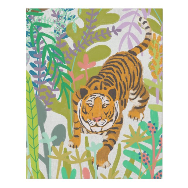 Jungle Roar - Tiger Faux Canvas Print (Front)