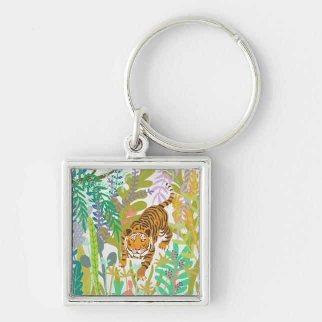 Jungle Roar - Tiger Keychain (Front)