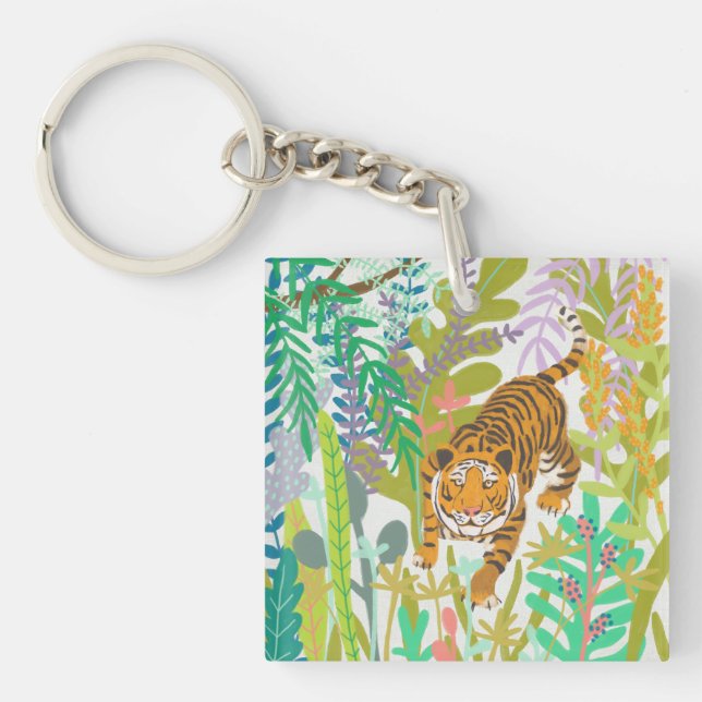 Jungle Roar - Tiger Keychain (Front)
