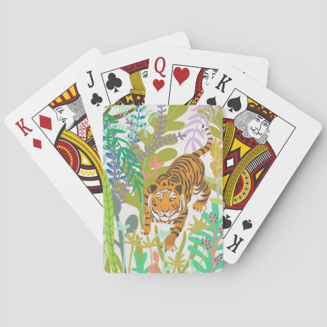 Jungle Roar - Tiger Poker Cards (Back)