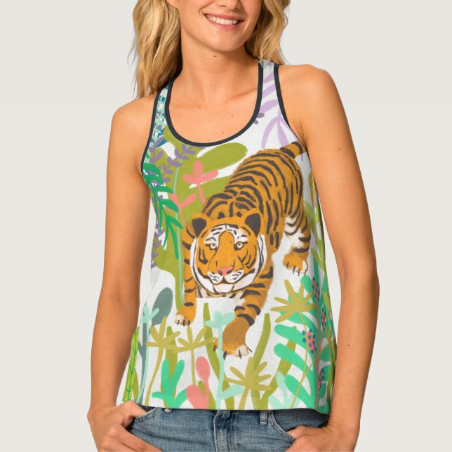 Jungle Roar - Tiger Tank Top (Front)
