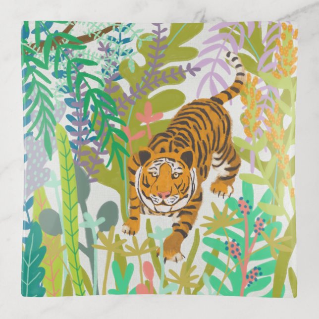 Jungle Roar - Tiger Trinket Tray (Front)